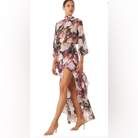 MISA Los Angeles Franca Skirt in Flora Tropical Mix (XXS) - Picture 11 of 11